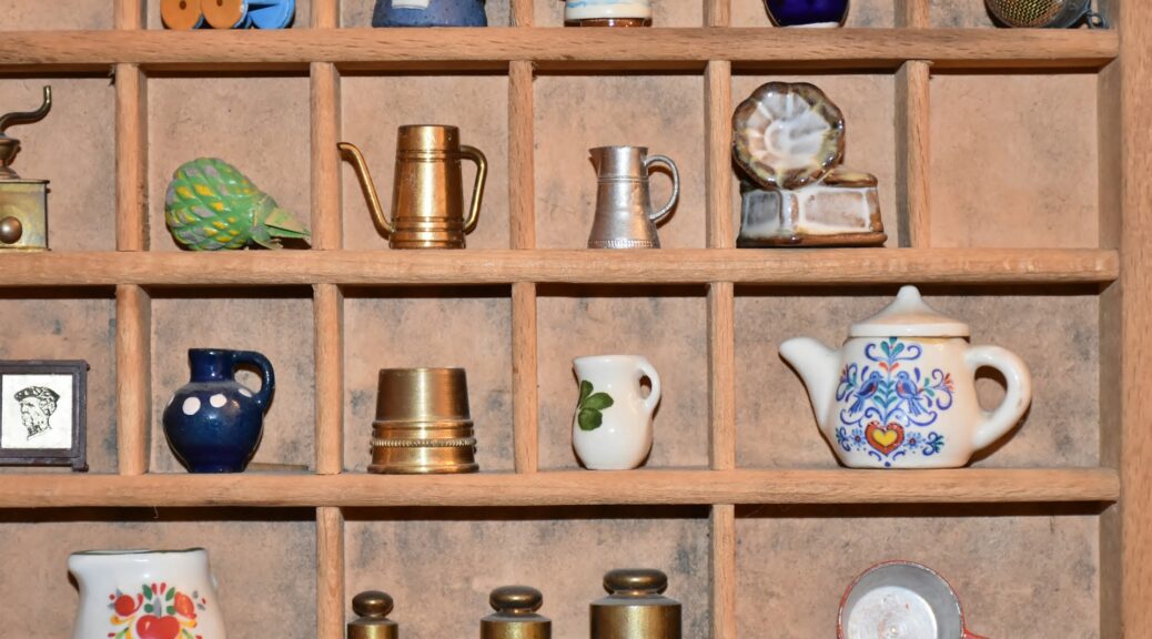 Vitrine mit Beleuchtung